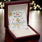 To My Naughty Lister | North Pole | Love Knot Necklace (Yellow & White Gold Variants)