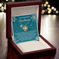 To My Beautiful Soulmate | We Are A Team | Love Knot Necklace (Yellow & White Gold Variants)