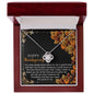 Happy Thanksgiving | Count On | Love Knot Necklace (Yellow & White Gold Variants)