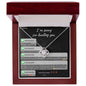 I'm Sorry | I Can't Imagine My Life Without You | Love Knot Necklace