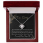 I'm Sorry | When I See You Crying | Love Knot Necklace