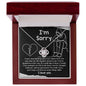 I'm Sorry | Not Just Heard | Love Knot Necklace