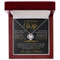 To My Beautiful Wife | "In You, I Found The Love of My Life" | Love Knot Necklace