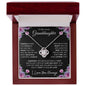 To My Lovely Granddaughter | Someday When... | Love Knot Necklace
