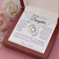 To My Precious Daughter | Love Knot Necklace | Love Dad
