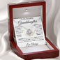 To My Beautiful Granddaughter | Always Keep Me In Your Heart | Love Knot Necklace