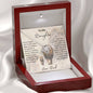 To My Daughter | This Old Lion Will Always Have Your Back | Love Dad | Love Knot Necklace