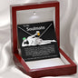 To My Soulmate | Love Knot Necklace | I A-ore you | Adult Version!