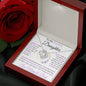 To My Precious Daughter | Love Knot Necklace | Love Mom and Dad
