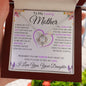 To My Loving Mother | Love Knot Necklace | Love Your Daughter - The Sweetest Gift