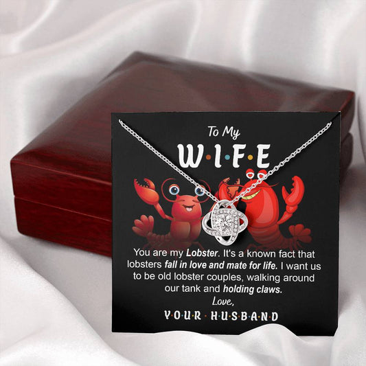 Wife | Old Lobster Couples | Love Knot Necklace