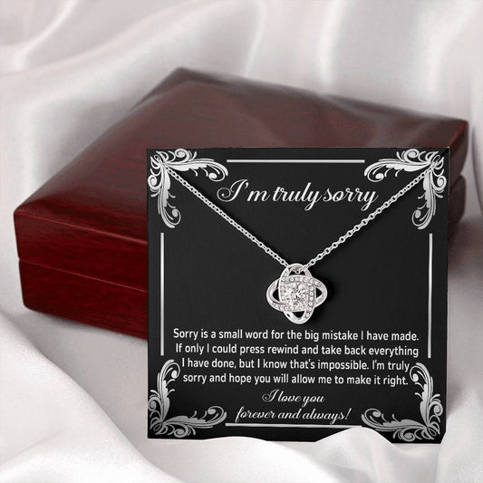 I'm Truly Sorry | Make It Right 2 | Love Knot Necklace