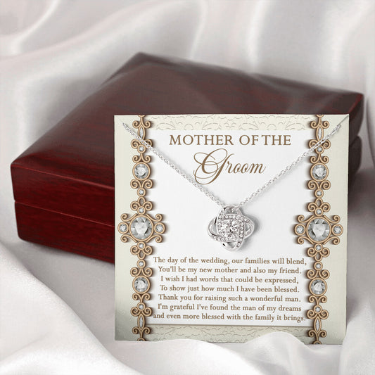 Mom Of Groom | New Mother | Love Knot Necklace