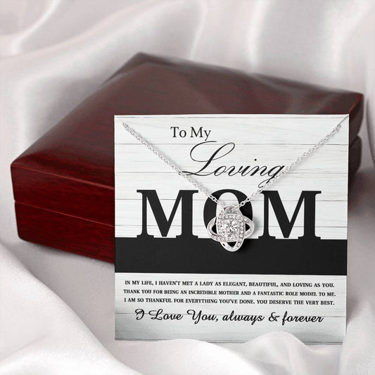 Mom | Loving As You | Love Knot Necklace