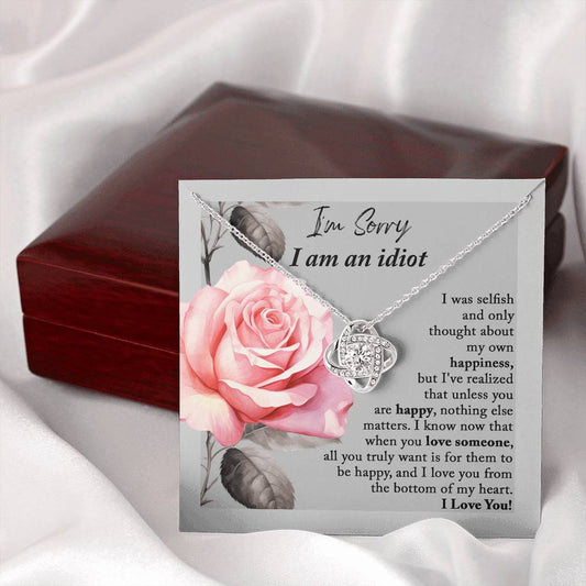 I'm Sorry | When You Love Someone | Love Knot Necklace