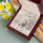 To My Daughter | This Old Lion Will Always Have Your Back | Love Dad | Love Knot Necklace