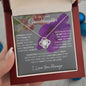 To My Lovely Granddaughter | Someday When... Violet | Love Knot Necklace