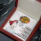 Mom | Super Mom | Love Knot Necklace