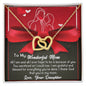 Mom | Because Of You | Interlocking Hearts Necklace