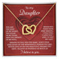Daughter | Of My Heart | Interlocking Hearts Necklace