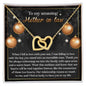 To My Amazing Mother-in-Law | Two Hearts | Interlocking Hearts Necklace (Yellow & White Gold Variants)