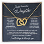 Daughter | Brightest Stars | Interlocking Hearts Necklace