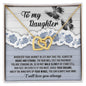 Daughter | You Can Always Have Mine | Interlocking Hearts Necklace
