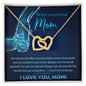 Mom | Stood Behind | Interlocking Hearts Necklace