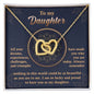 Daughter | All Your Dreams | Interlocking Hearts Necklace