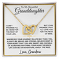 To My Beautiful Granddaughter | Enjoy The Ride | Interlocking Hearts Necklace | Love Grandma (2)