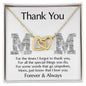 Mom | Thank You | Interlocking Hearts Necklace