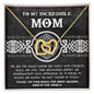 Mom | The Queen | Interlocking Hearts Necklace