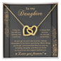 Daughter | Brave And Strong 2 | Interlocking Hearts Necklace