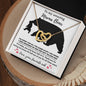 Mom | Not Telling Dad | Interlocking Hearts Necklace