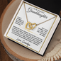 To My Beautiful Granddaughter | Enjoy The Ride | Interlocking Hearts Necklace | Love Grandpa (2)