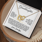 To My Beautiful Granddaughter | Enjoy The Ride | Interlocking Hearts Necklace | Love Grandpa (1)