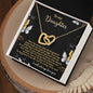 Daughter | Pursue Your Dreams | Interlocking Hearts Necklace