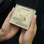 Daughter | Proud Of You | Interlocking Hearts Necklace