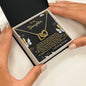 Daughter | Pursue Your Dreams | Interlocking Hearts Necklace