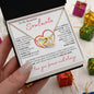 To My Beautiful Soulmate | Interlocking Hearts Necklace - FREE EARRINGS | I Love You Forever and Always
