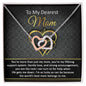 Mom | Belongs To Me | Interlocking Hearts Necklace