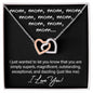 Mom | Just Like Me | Interlocking Hearts Necklace