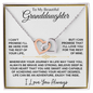 To My Beautiful Granddaughter | Enjoy The Ride | Interlocking Hearts Necklace | I Love You Always (2)