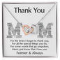 Mom | Thank You | Interlocking Hearts Necklace