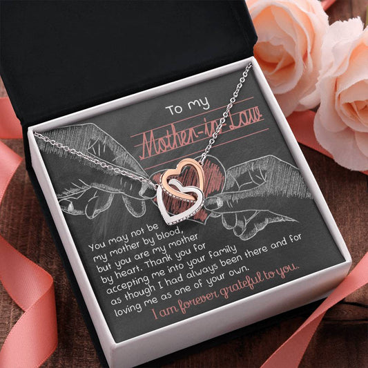 Mother-In-Law | Mother By Heart | Interlocking Hearts Necklace