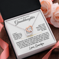 To My Beautiful Granddaughter | Enjoy The Ride | Interlocking Hearts Necklace | Love Grandpa (1)