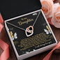 Daughter | Pursue Your Dreams | Interlocking Hearts Necklace
