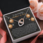 To My Amazing Mother-in-Law | Two Hearts | Interlocking Hearts Necklace (Yellow & White Gold Variants)