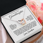 To My Beautiful Granddaughter | Enjoy The Ride | Interlocking Hearts Necklace | Love Grandma (1)