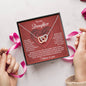 Daughter | Of My Heart | Interlocking Hearts Necklace